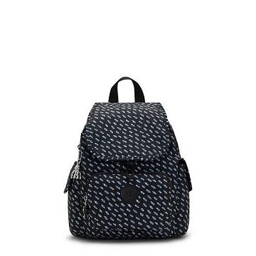 Kipling City Pack Mini Printed Backpack Rygsække Sort | DK 2021TC